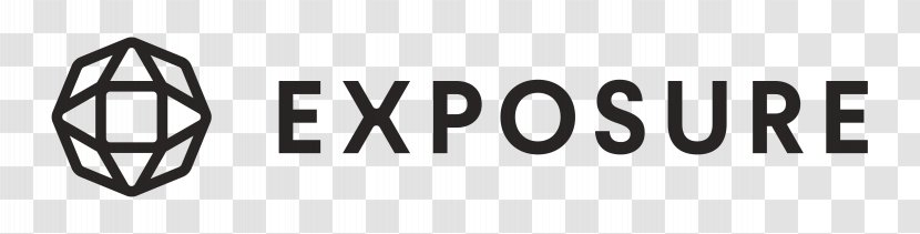 Logo Organization - Black And White - Exposure Transparent PNG