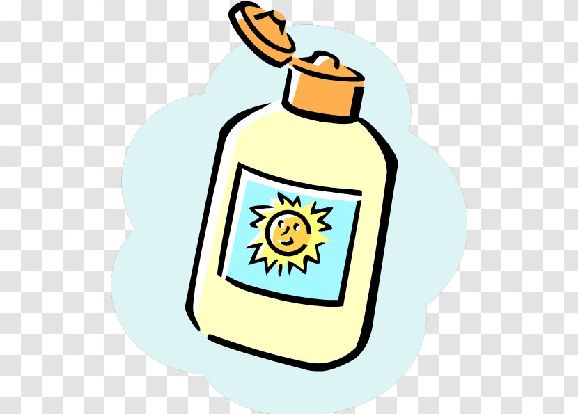 Sunscreen Lotion Factor De Protección Solar Clip Art - Cream - Artwork Transparent PNG
