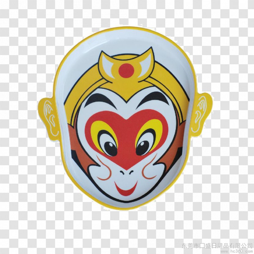 Journey To The West Peking Opera Mask Painting - Monkey Face Transparent PNG