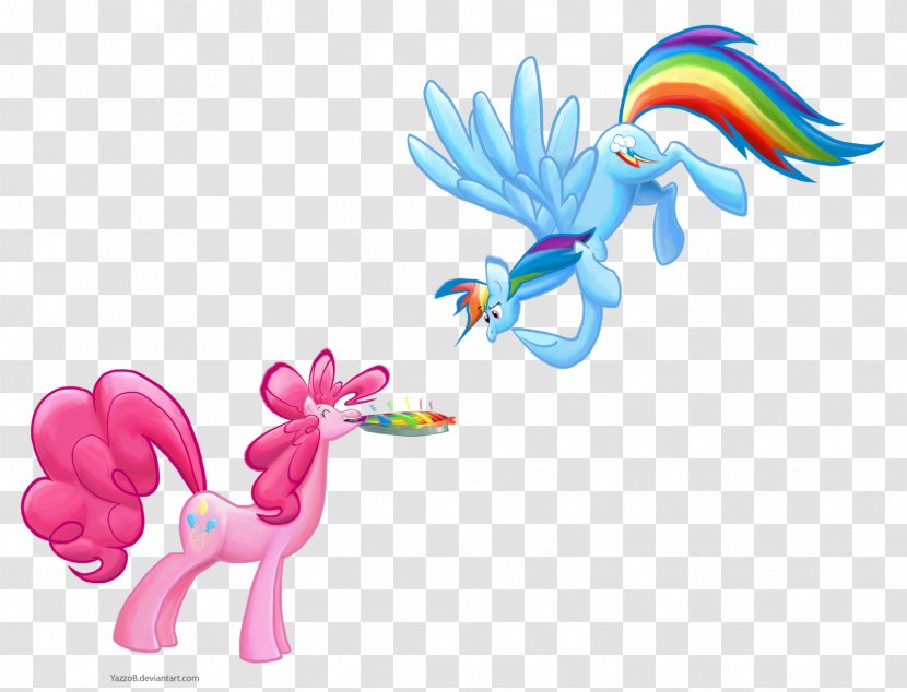 Rainbow Dash Pinkie Pie Twilight Sparkle Applejack Pony - Art - Horse Transparent PNG