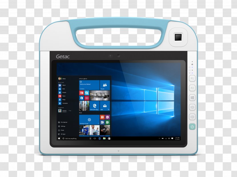 Laptop Microsoft Tablet PC Rugged Computer Getac RX10H Healthcare - Panasonic Toughpad Transparent PNG