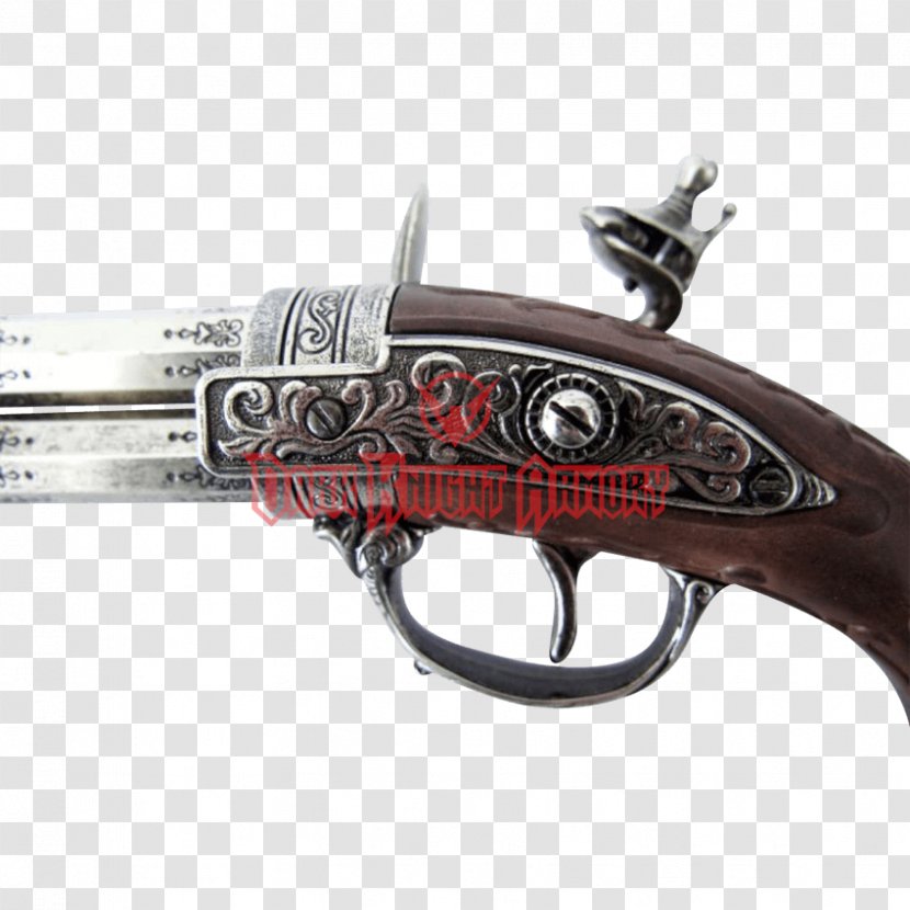Trigger Firearm Pistol Flintlock Weapon - Gun Barrel - Wood Transparent PNG