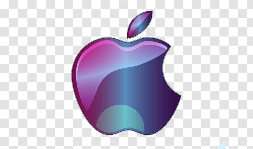 Apple Logo IPhone Computer - Violet Transparent PNG
