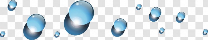 Door Handle Microsoft Azure - Beautiful Blue Water Drops Transparent PNG