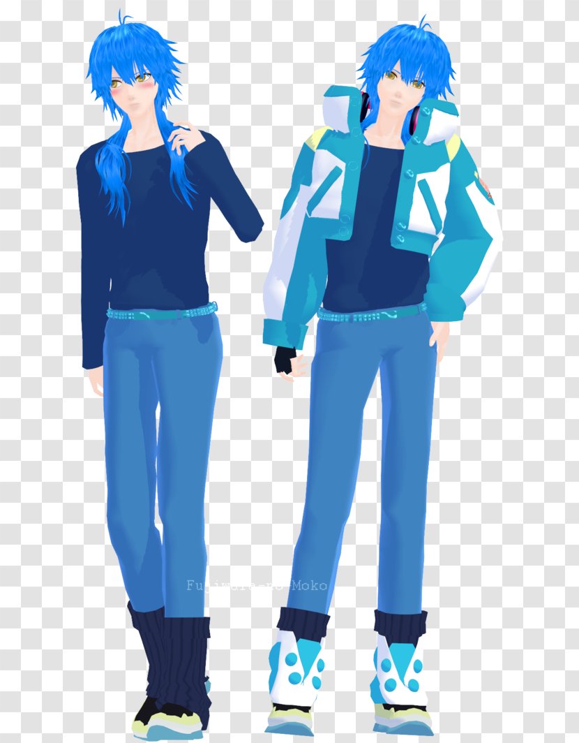 Fujiwara Clan Costume DeviantArt Mascot Hair - Blue Transparent PNG