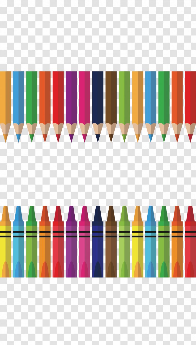 Colored Pencil Drawing - Vector Hand-drawn Color Transparent PNG