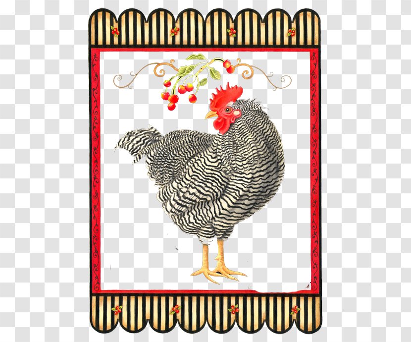 Rooster Chicken Meat Text Illustration - Beak - Hen Card Transparent PNG