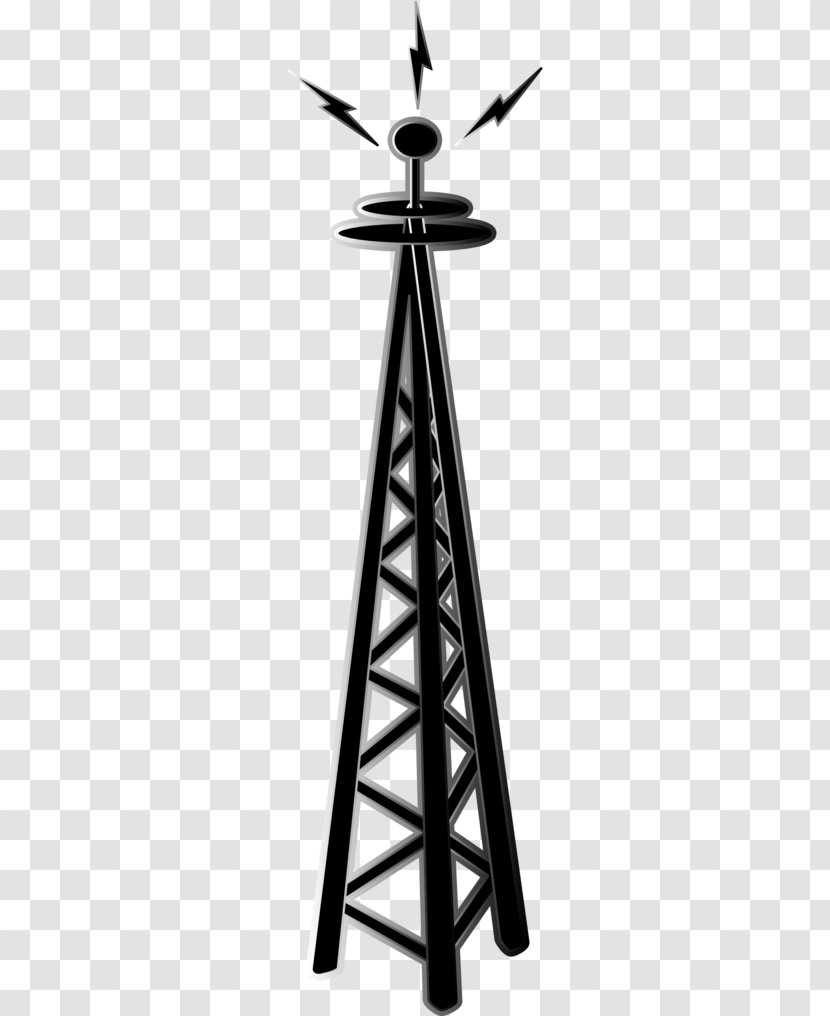 Telecommunications Tower Cell Site Clip Art - Aerials Transparent PNG