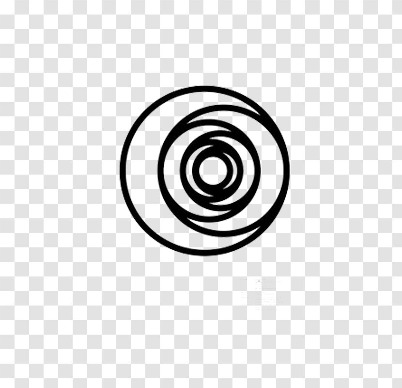 Circle Area White Pattern - Black - Circles Transparent PNG