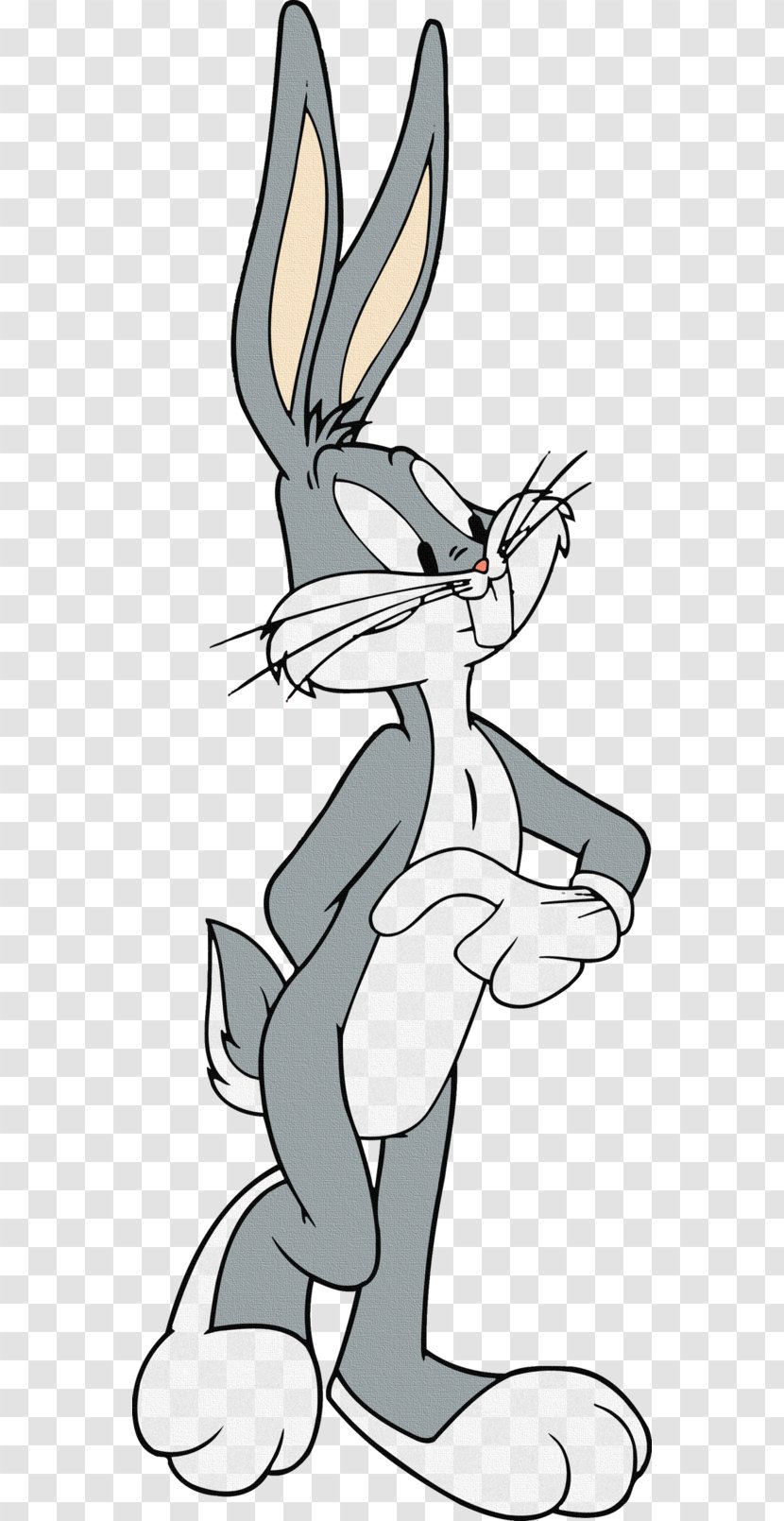 Bugs Bunny Daffy Duck Tweety Clip Art - Tail - Fictional Character Transparent PNG