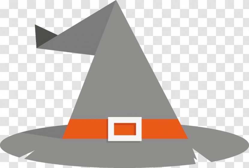 Witch Hat Halloween - Triangle Transparent PNG