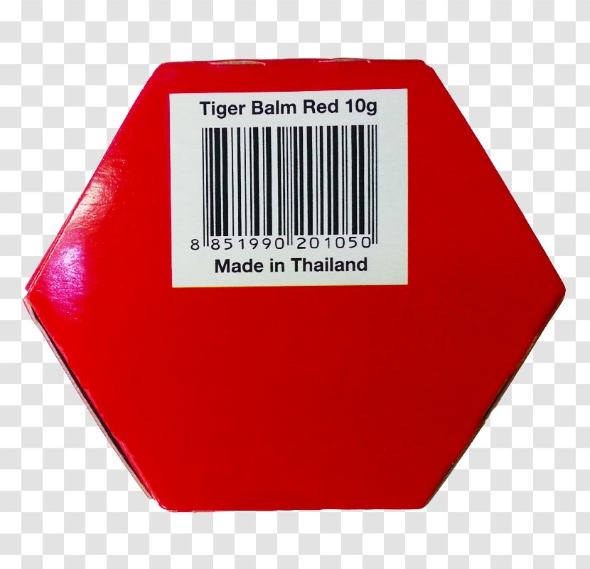 Tiger Balm Neck & Shoulder Rub Thailand Topical Medication - Red Transparent PNG