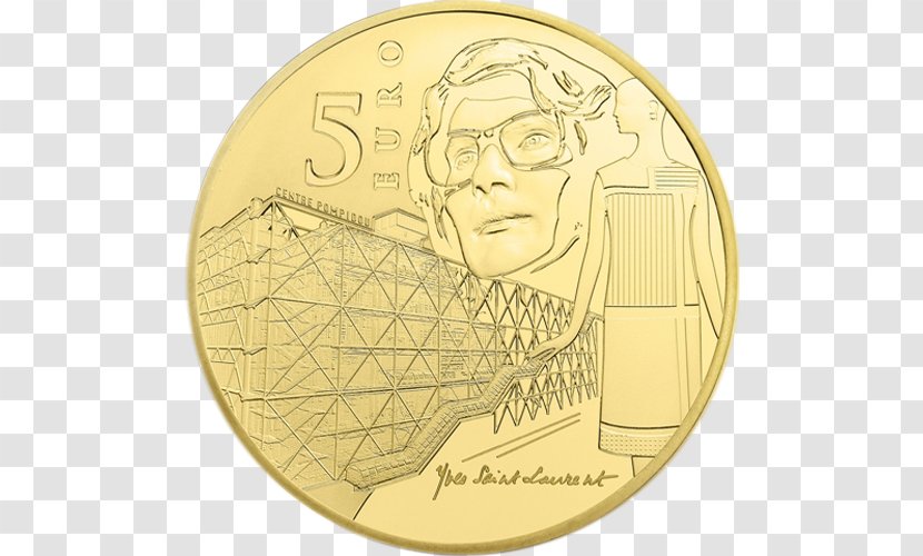 Monnaie De Paris Silver Coin Euro Coins - Currency Transparent PNG