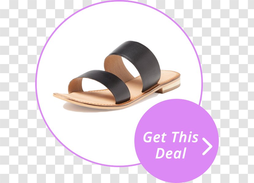 Flip-flops High-heeled Shoe Sandal Boot Leather - Slip N Slide Transparent PNG