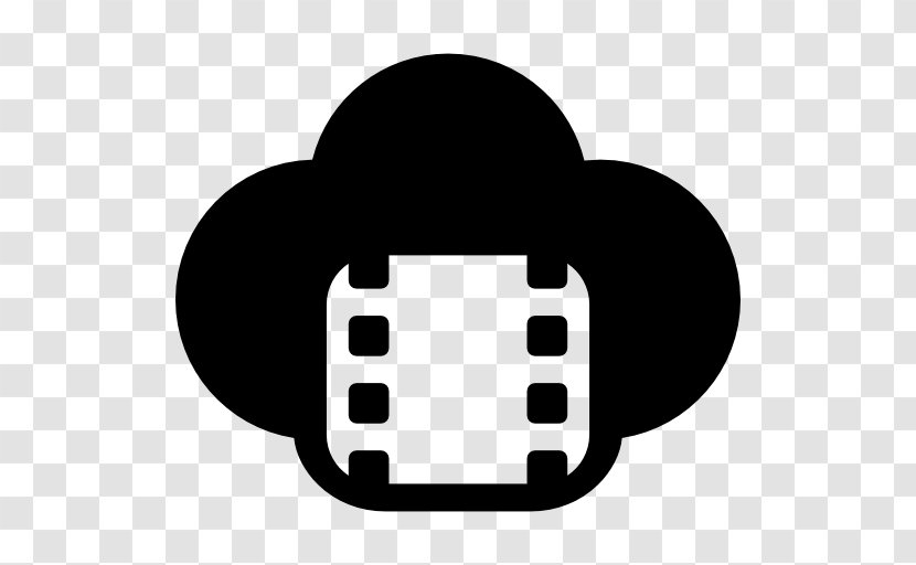 Cloud Storage Computing Clip Art - Black And White Transparent PNG