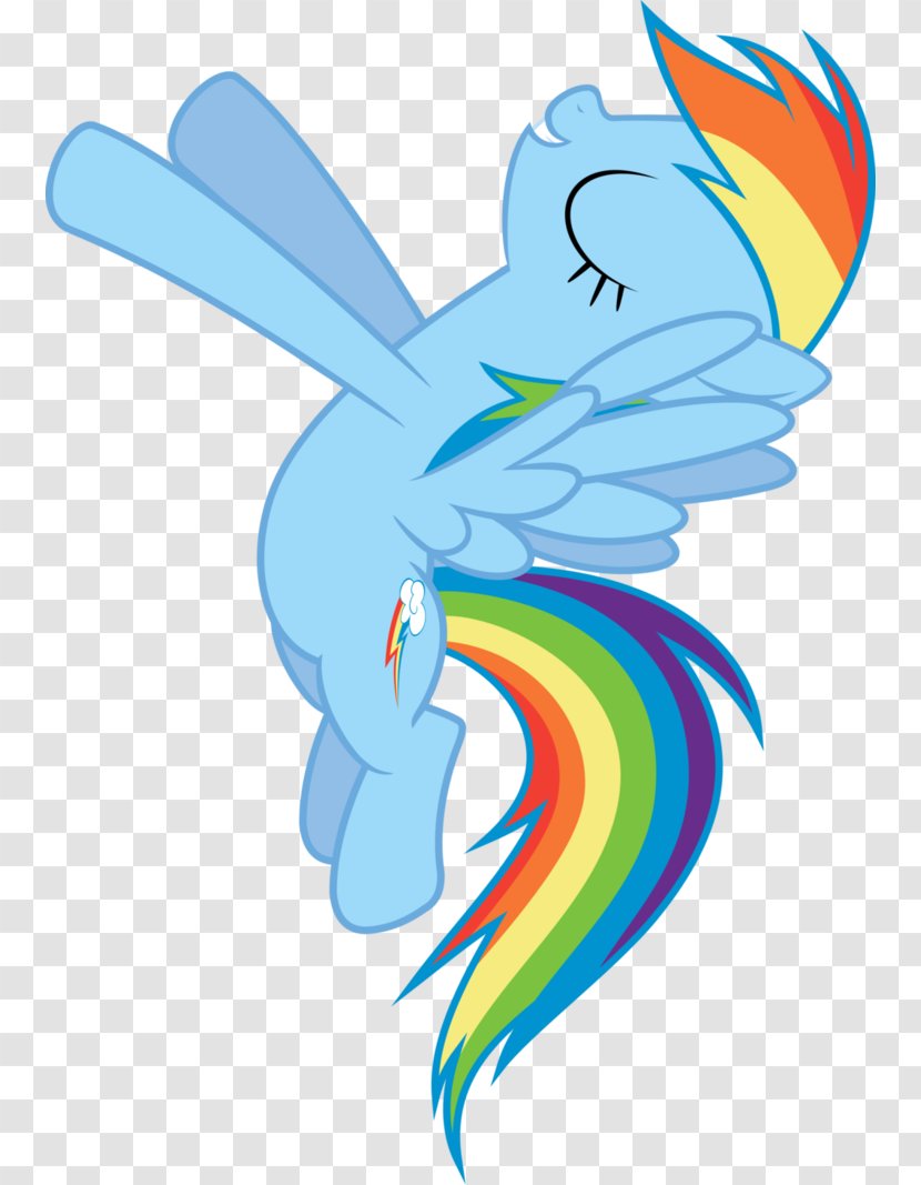 Rainbow Dash Fluttershy Pony Illustration - Pegasus Transparent PNG