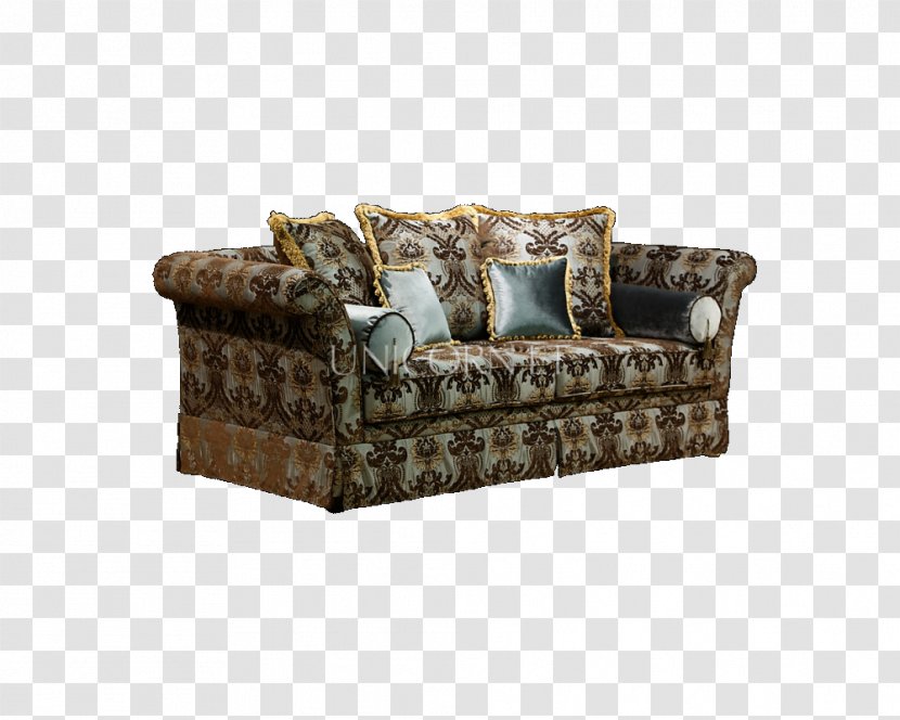 Loveseat Sofa Bed Couch Angle - Studio Transparent PNG