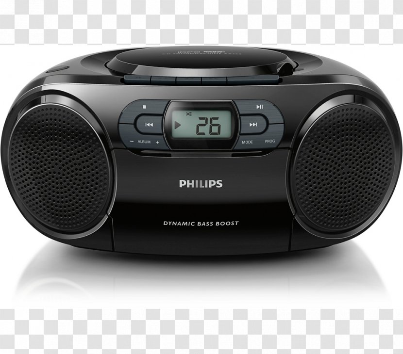 Loudspeaker CD Player Portable Media USB Audio - Philips Transparent PNG