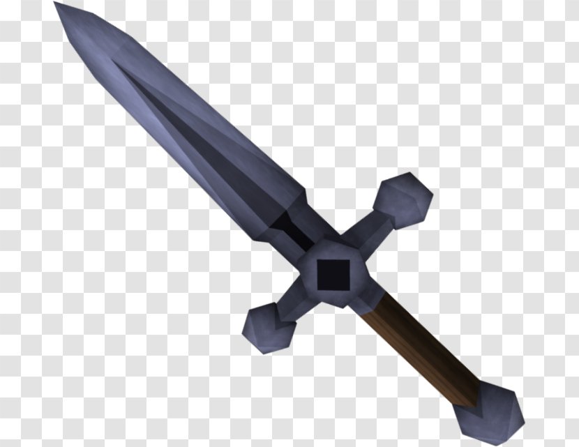RuneScape Weapon Dagger Mithril Sword Transparent PNG