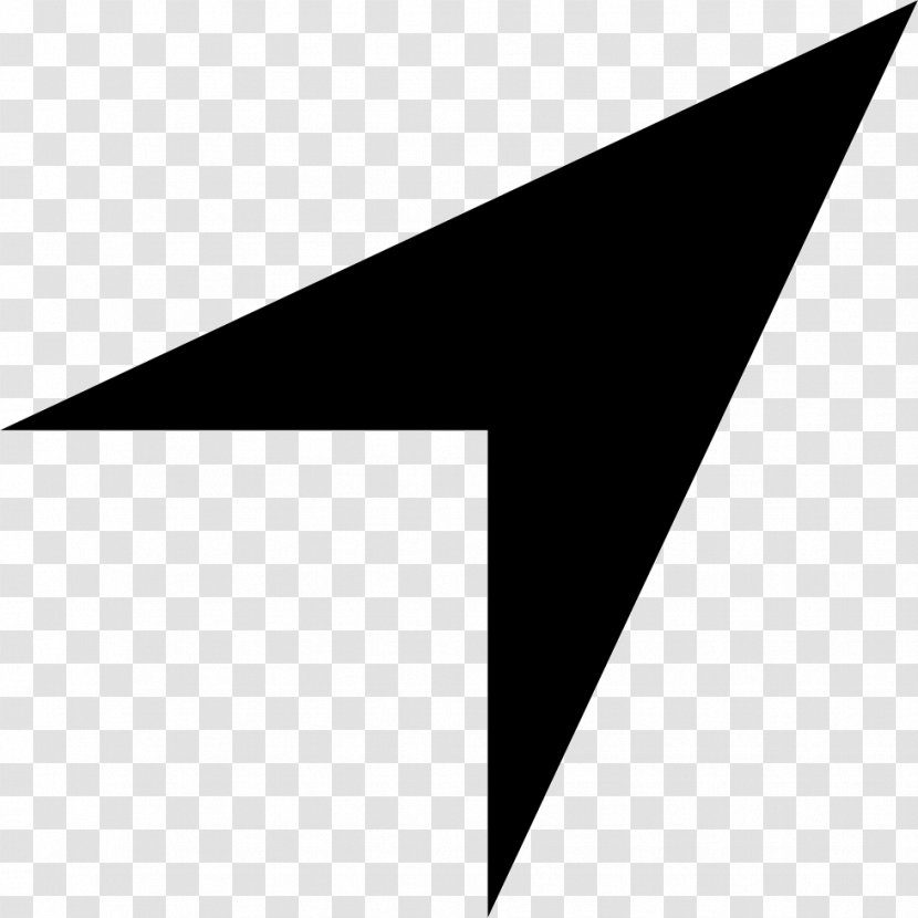 Triangle Point - Black Transparent PNG