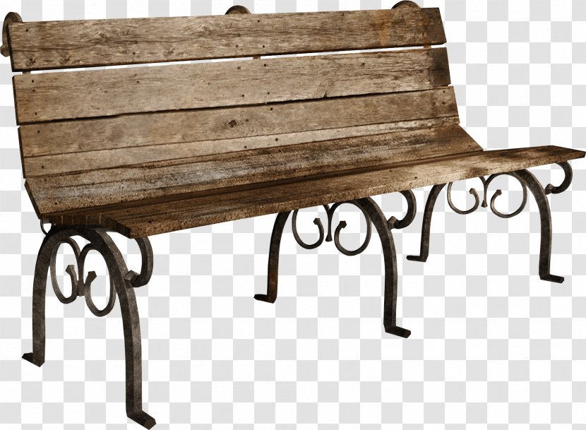 Table Bench Clip Art - Furniture - Park Transparent PNG