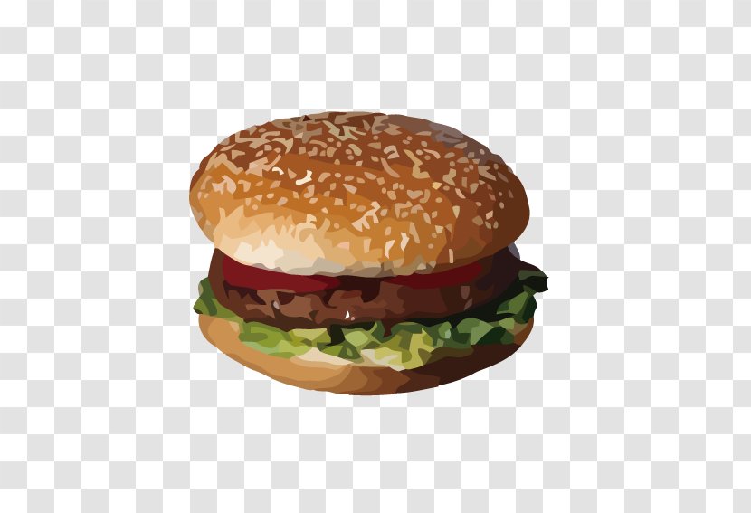 Hamburger Vegetarian Cuisine Checkers And Rallys Steak Take-out - Burger Transparent PNG