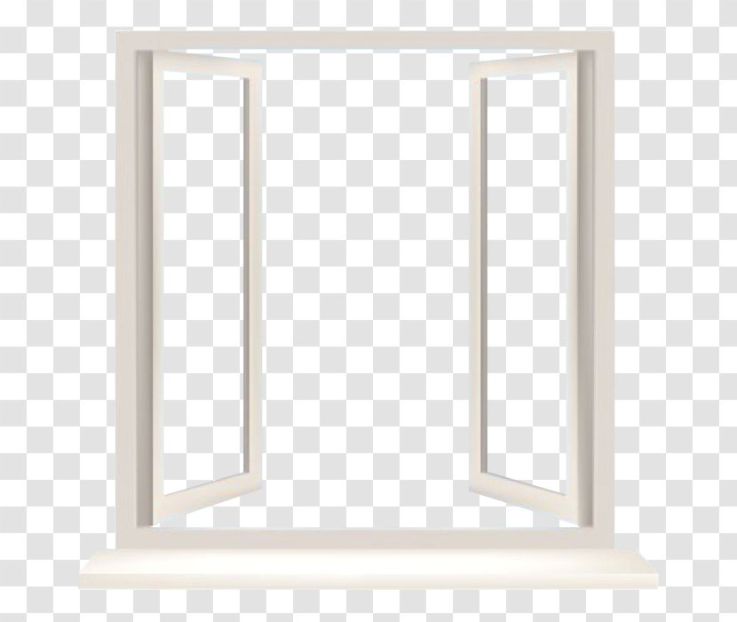 Window Chambranle Picture Frames Wall - Mirror - White Frame Transparent PNG