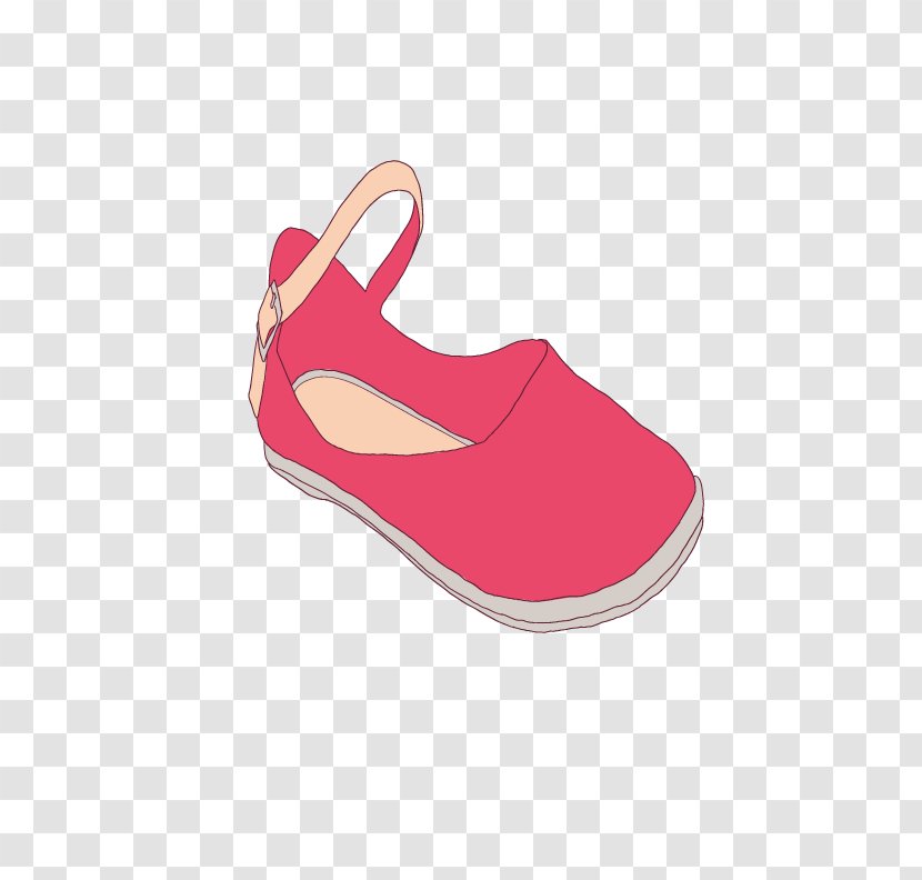 Pink Sandal Shoe - Outdoor - Sandals Transparent PNG