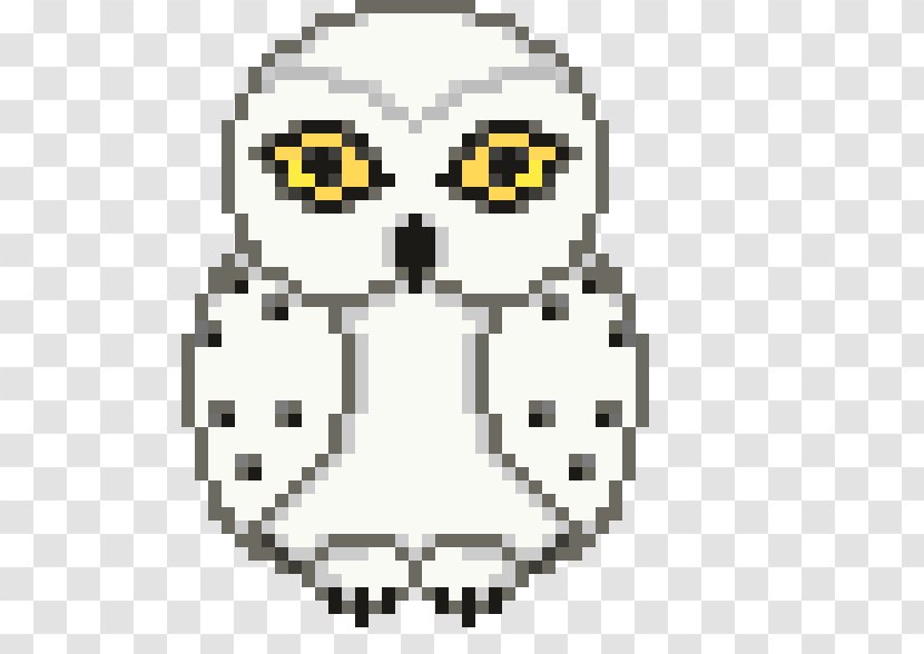 Pixel Art Hedwig Museum - Owl - Symbol Transparent PNG