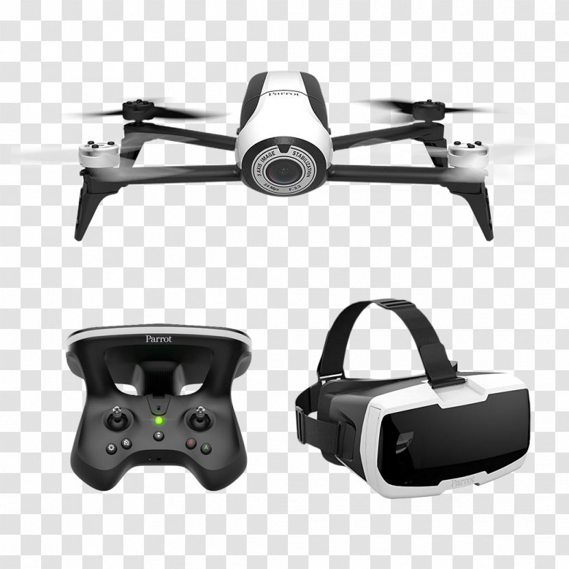Parrot Bebop 2 Drone First-person View Quadcopter Unmanned Aerial Vehicle - Propeller - Camera Transparent PNG