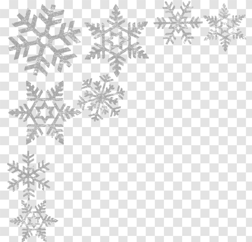 Clip Art Snowflake Borders And Frames Image Transparent PNG