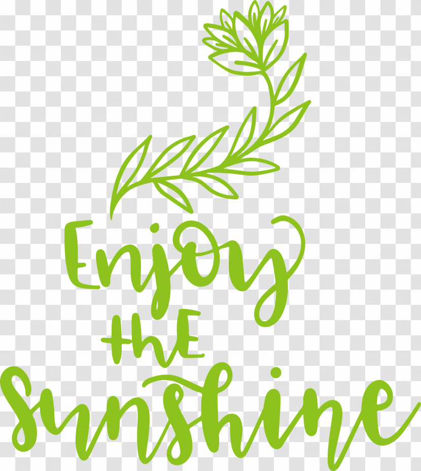 Sunshine Enjoy The Sunshine Transparent PNG