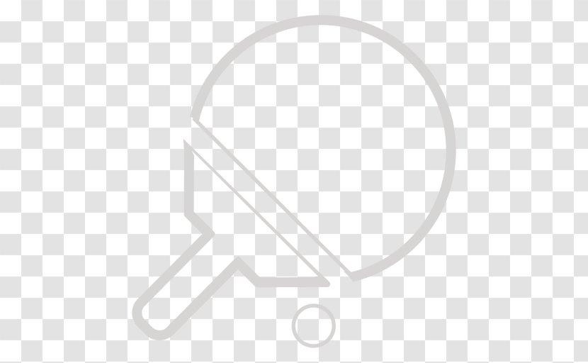Circle Angle Material - White - Table Tennis Transparent PNG