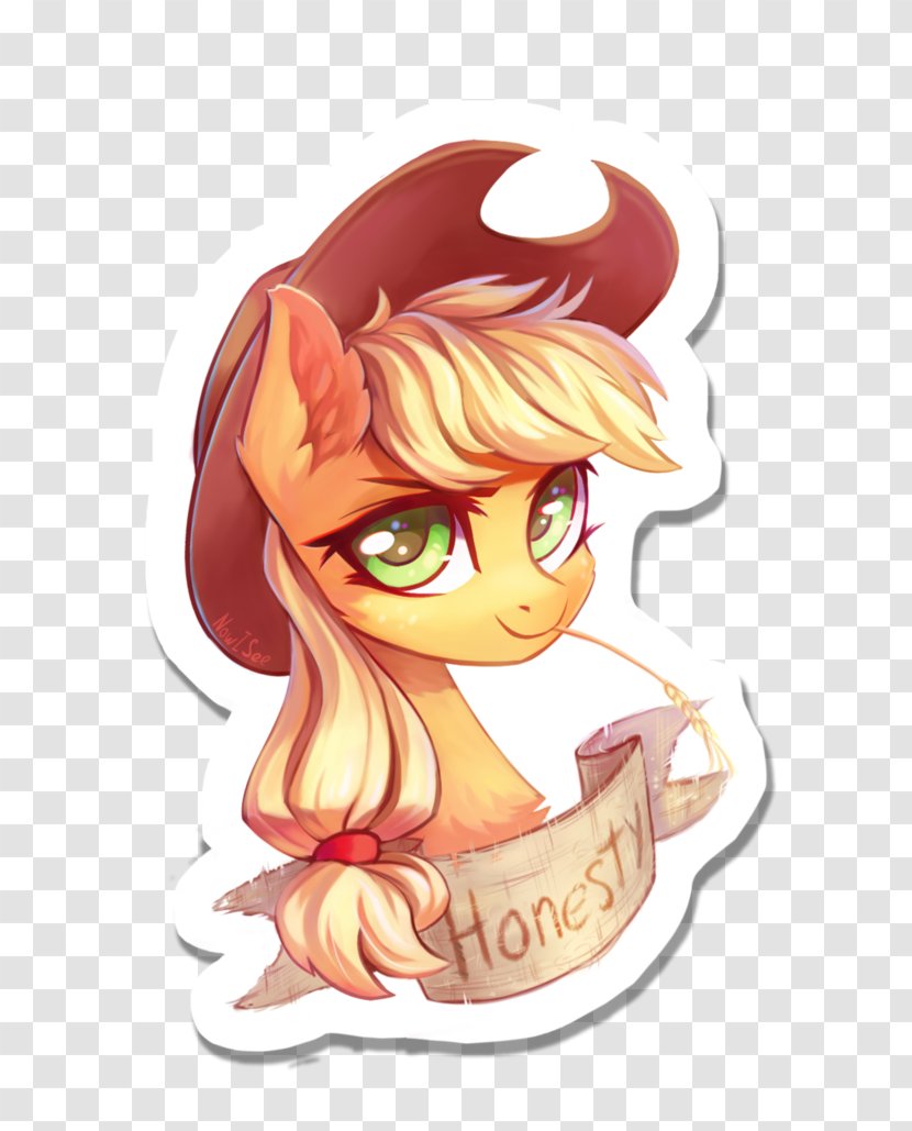 Cartoon Comics Fan Art Illustration Pony - Heart - Applejack Transparent PNG