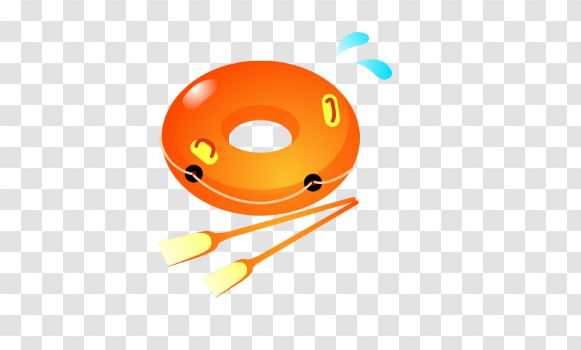 Adobe Illustrator Euclidean Vector - Lifebuoy - Orange Ocean Swim Ring Transparent PNG