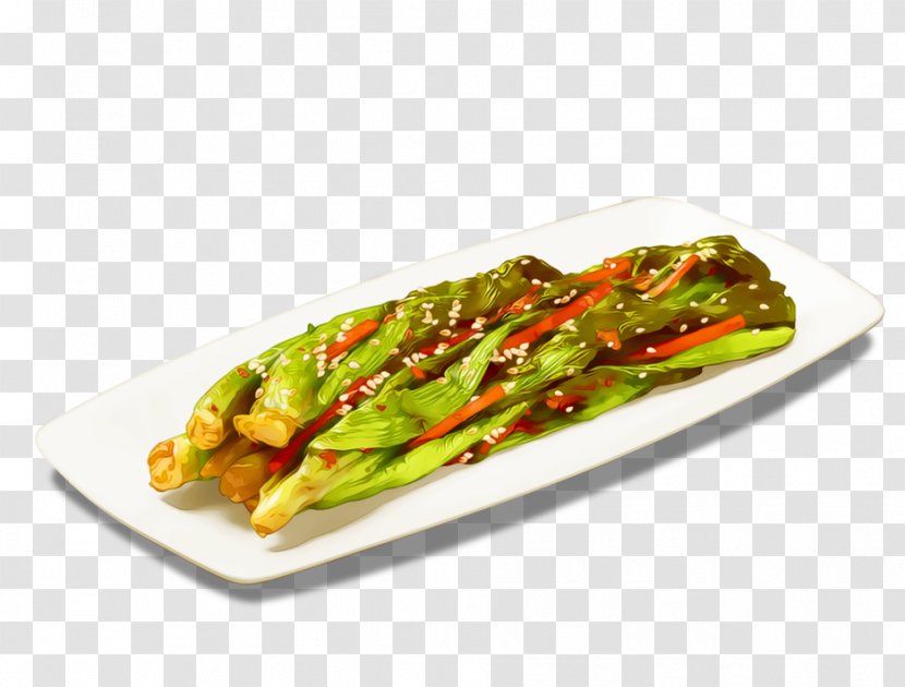 Kkakdugi Baechu-kimchi Vegetarian Cuisine 갓김치 - Cooked Rice - Type R Transparent PNG
