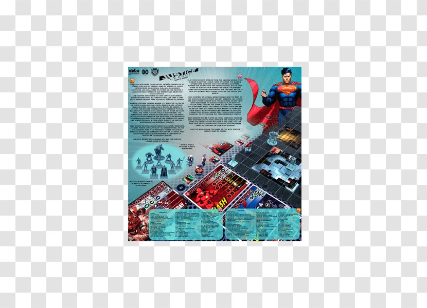 Justice League Tabletop Games & Expansions Board Game Herní Plán - Hero - La Liga De Justicia Transparent PNG