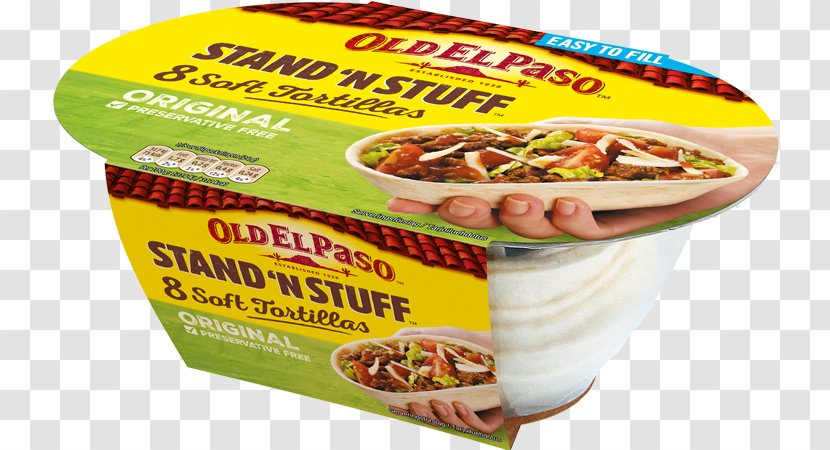 Taco Old El Paso Stand 'N' Stuff Soft Flour Tortillas Mini X12 - Pie With Transparent PNG