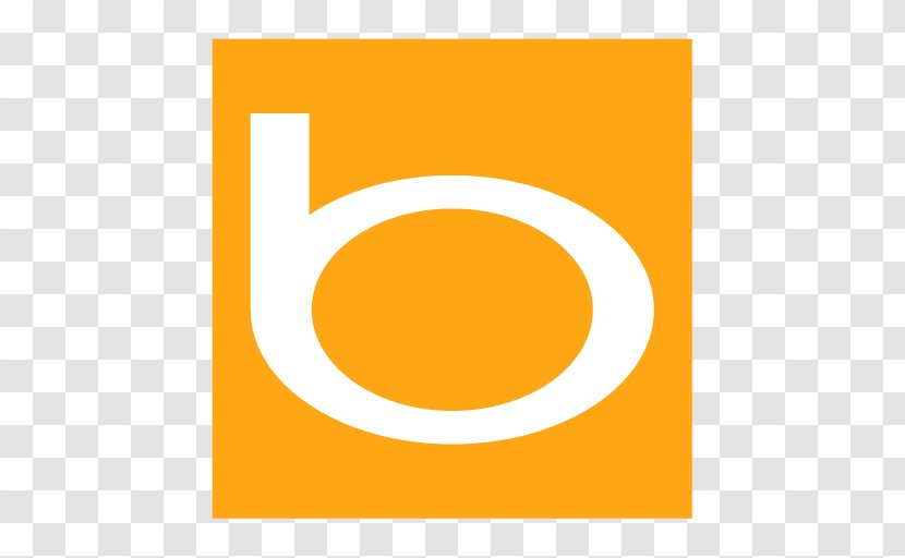 Social Media Bing Clip Art - Orange - Bin Transparent PNG