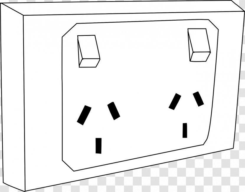 Clip Art AC Power Plugs And Sockets Vector Graphics Electricity Image - Material - Wiring Outline Transparent PNG