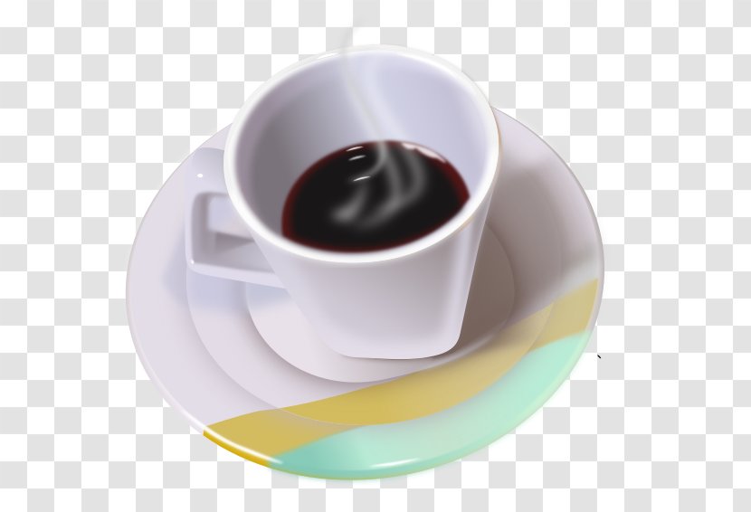 Coffee Tea Espresso Ristretto Saucer - Cafe Graphic Transparent PNG