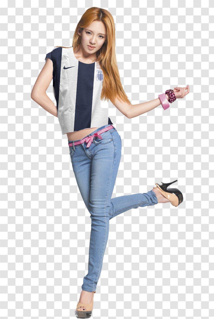 Hyoyeon Girls' Generation Jeans Desktop Wallpaper Model - Silhouette - Alianza Lima Transparent PNG