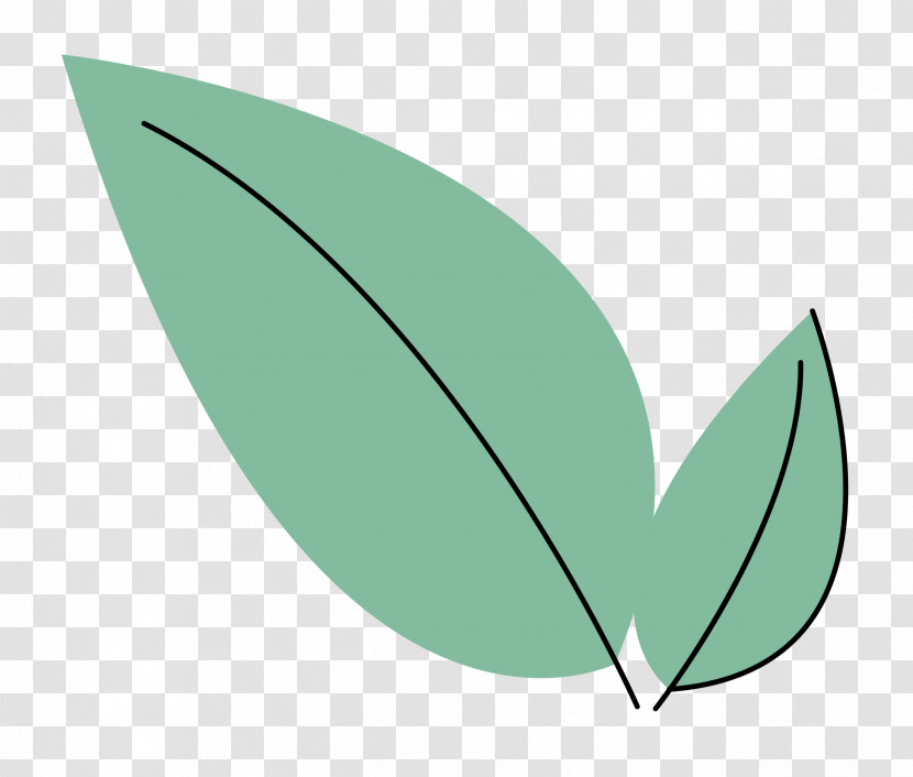Leaf Green Font Line Meter Transparent PNG