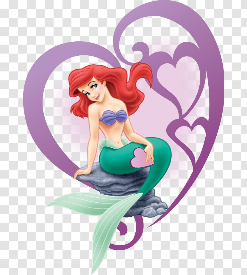 Ariel Mickey Mouse Disney Princess Rapunzel Walt World - Heart Transparent PNG