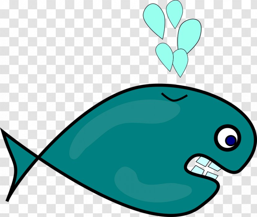 Whale Fish Clip Art - Fin - Blue Transparent PNG