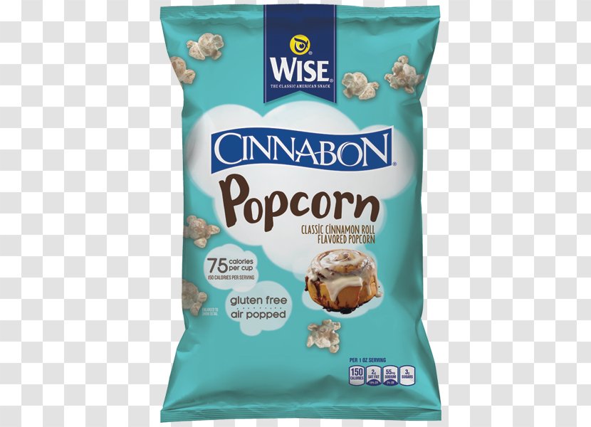 Cinnamon Roll Junk Food Wise Foods, Inc. Flavor Cinnabon - Dairy Product - Delicious Potato Chips Transparent PNG