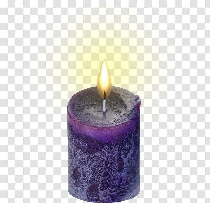 Candle Purple Clip Art - Candela - Cartoon Burning Candles Transparent PNG