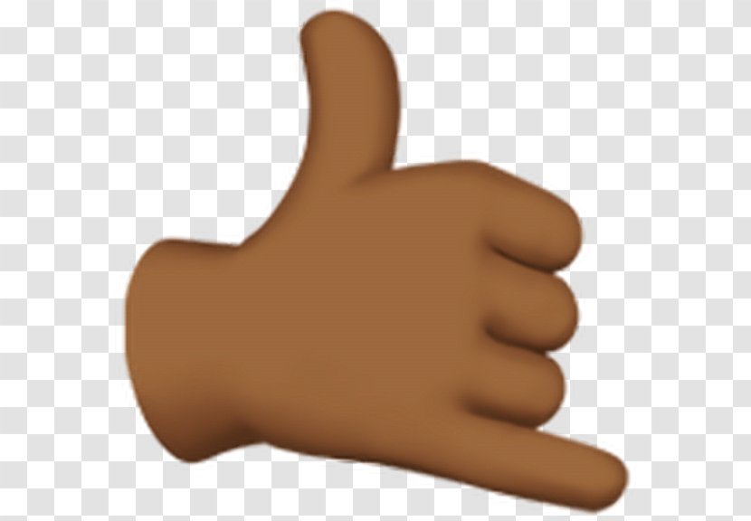 Shaka Sign Emojipedia Hand Thumb - Finger - Emoji Transparent PNG