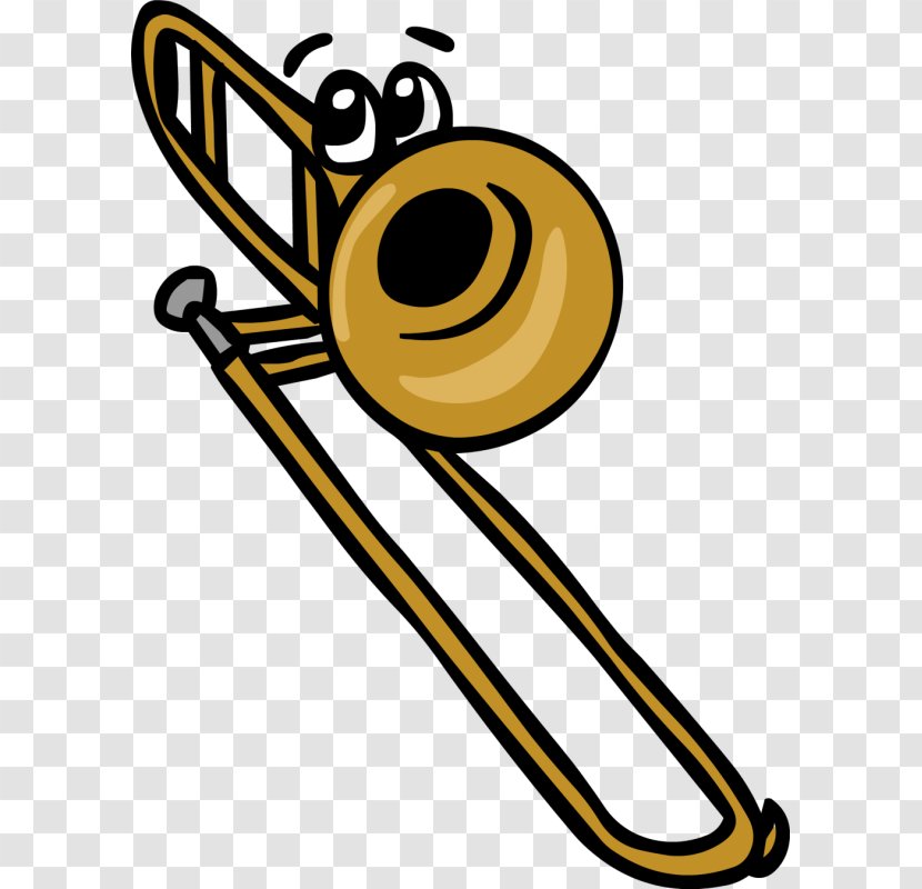 Trombone Concerto Cartoon Musical Instruments Clip Art - Frame Transparent PNG