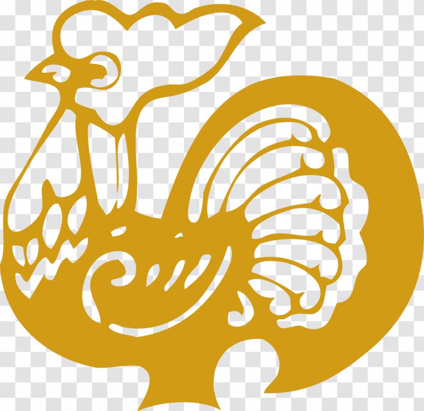 Chinese Zodiac Rooster New Year Rat Calendar - Symbol - Cock Transparent PNG